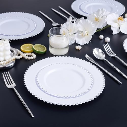 Supernal 360pc Silver Plastic Silverware, Heavy Duty Disposable Utensils - Image 3