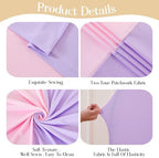 Pink and Purple Arch Cover 6.6FT 7.2FT 8FT Party Party Arch Covers Stretchy Backdrop Set of 3 - Image 4