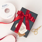 Ribbli Double Faced Red Satin Ribbon,1” x Continuous 25 Yards,Fabric Ribbon Use for Bows Bouquet,Christmas Gift Wrapping,Floral Arrangement (Pack of 3) - Image 4
