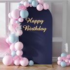 Neatsure Arch Backdrop Stand and Cover Set, 7.2FT Metal Photo Balloon Arch Backdrop Stand for Wedding Birthday Party Baby Shower Ceremony Graduation Decoration, Navy Blue - Image 2