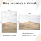 20x28 Metal Picture Frame, Aluminum Poster Frame with Real Glass, Silver - Image 2