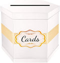 ROSEGLD White Card Box, Card Receiving Box with Ribbon 14x12x12 Inches by ROSEGLD