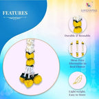 LOVENSPIRE Artificial Jasmine Marigold Garland for Festive Decorations - Indian Flowers for Wedding, Diwali, Day of the Dead, Outdoor Wall Hanging & Indoor Home Decor 1.5Feet / 100Strings - Image 3