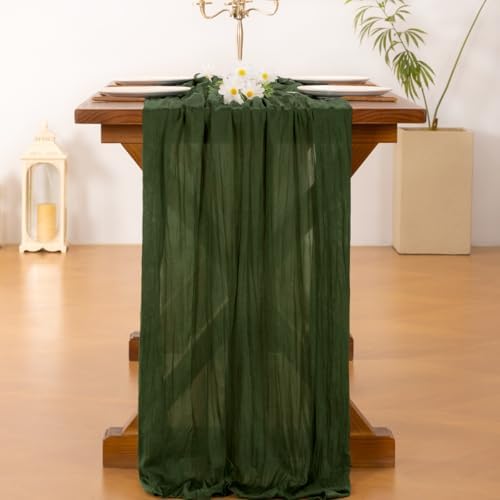 15 Pack Cheesecloth Table Runner Fall Boho Gauze Wedding Party Home Decor - Image 4