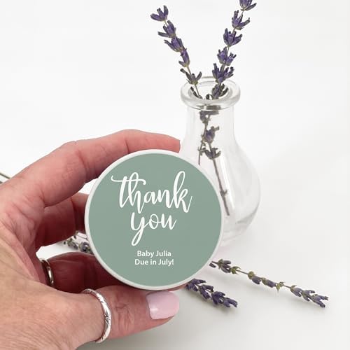 Custom Candles, Personalized Candles, Bulk Candles, Candle Favors, Baby Shower Candle Favors (Set of 10) (White Tin), 9508837-03 - Image 4