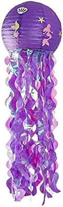 Candlestick Holders Candle Lantern, 未处理 Garden Decor Weathervanes Jellyfish Paper Lantern Under The Sea Party Decor Girl Kid Birthday Party Decoration Baby Shower(Purple) by Unknown