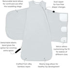 KYTE BABY Sleep Bag Swaddler with Dual Zipper, Removable Band, Rayon Made from Bamboo Transitional Nursery Essential - Image 4