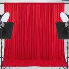 10x10ft Wrinkle Free Red Backdrop Curtain for Parties Soft Fabric Drapes Wedding Red Curtain Backdrop for Birthday Party Decorations Background for Photography 5x10ft, 2 Panels - Image 6
