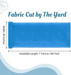 25 Yard Organza Fabric 44" Wide for Wedding Event Décor - Blue - Image 2