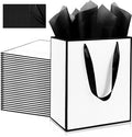 Addblu 28 Pack Bulk Luxury Gift Bags with Handles & 28 Tissue Papers by Unknown