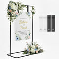Wedding Welcome Sign Stand, Black Easel by EverythingBeginswithNothing