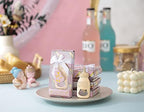 24PCS Golden Baby Bottle Openers for Baby Shower Favors Gifts, Baby Shower Decorations Souvenirs, Poppin Bottles Openers with Exquisite Gifts Box used for Guests Gender Reveal Party (24, pink) - Image 6