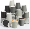 Roshtia 500 Pack 4 oz Paper Espresso Cups Elegant Gray Gradient Design, Small Disposable Cups for Espresso, Hot Tea, Baby Showers, Weddings, Parties, Picnics, Homes, Offices & Events by Roshtia
