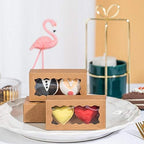 JCXGRVC small treat boxes with window - 100pcs candy box for chocolate - Image 5