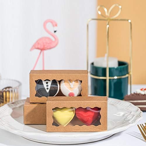 JCXGRVC small treat boxes with window - 100pcs candy box for chocolate - Image 5
