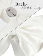 Detachable Coquette Satin Big Bow for Dress Cute Decor Bowknot - Image 5