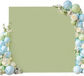 6.6FT x 6.6FT Sage Green Square Backdrop Arch Cover Double-Sided Spandex Arch Covers Fitted Wedding Arch Stand Cover Stretchy Backdrop for Balloon Arches Birthday Baby Shower Party Banquet Decorations by WishCare