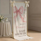 Custom Name Baby Shower Fabric Welcome Sign #9 - Image 5