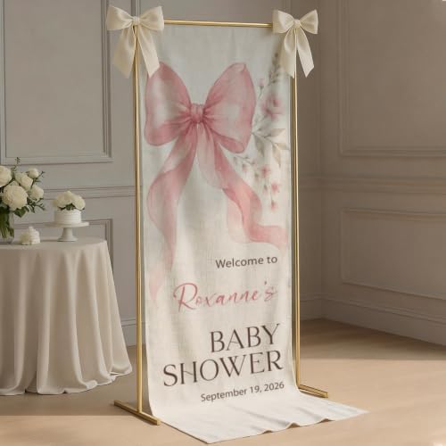 Custom Name Baby Shower Fabric Welcome Sign #9 - Image 5