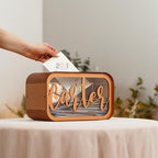Personalized Wedding Card Box Holder - Wedding Decorations for Ceremony Outside - Wooden Card Box With Slot for Party - Card Box Keepsake Rustic Theme Bridal Shower Envelope Gift Box - Image 6