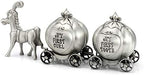 Silver Tooth Holder My First Tooth and Curl Keepsake Box Set for Child Kids by Mogoko