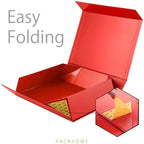PACKHOME 6 Large Red Gift Boxes 13.5x10x3.5in Magnetic Lids for Shirt - Image 5