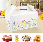 50 PCS Wild Flower Gift Boxes, Spring Party Favor Treat Birthday Candy Box - Image 4