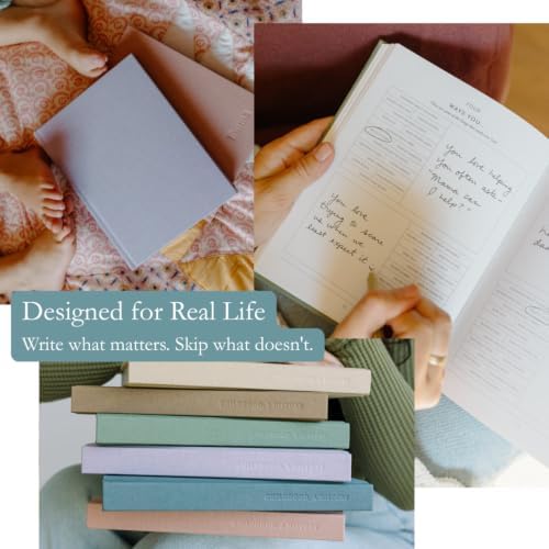 Kept Collection Childhood, A History Baby Memory Book, Birth to Age 18, Heirloom Keepsake Milestone Journal (Cedar) - Image 5