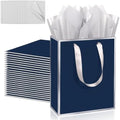 Addblu 28 Pack Bulk Luxury Gift Bags with Handles & 28 Tissue Papers by Unknown
