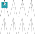 8Pack 63in Easel Stand for Signs,Adjustable Instant Floor Display Easels by JIUYE