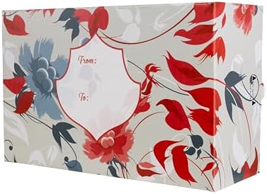 Decorative Shipping Gift Boxes for Mailing Birthday & Holiday Presents, 6-Pack, Multiple Sizes & Designs, Beauty Blossom, Small by PackRite