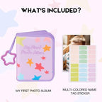 2Pack Baby's My First Photo Album for Baby Holds 21 4x6 Photos, Baby Photo Album Soft Cloth Family Book, My First Family Album for 4x6 Baby Shower Kids Toddlers Family Pictures, Toddler Photo Album - Image 2