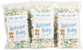 Welcome Baby Boy or Girl! Baby Shower Popcorn Bags Gender Reveal Party Favor Gifts (20 Pack) (20-Pack, Welcome Baby Boy!) by ColbyRidge