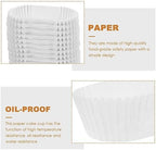 Oval Cake Paper Cups 1000 Pcs 2.87X1.37X0.98 Inch Grease Proof Disposable Baking Liners Oval Cupcake Liners for Muffins Loaf Bread Snacks - Image 3