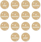 Lulujo Baby's First Year Milestone Blanket and Card Set, 40" x 40", Notre L'Hymne A L'Amour - Image 7