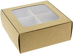 24-Ct Kraft Treat Boxes, 6x6x2.4in, Window & Dividers - Image 6
