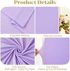 Besutolife Square Arch Backdrop Cover, 6.6×6.6 FT Spandex Arch Covers Stretchy Fitted Balloon Arch Stand Cover for Wedding, Birthday Party, Baby Shower, Photo Booth, Graduation Ceremony, Purple - Image 5