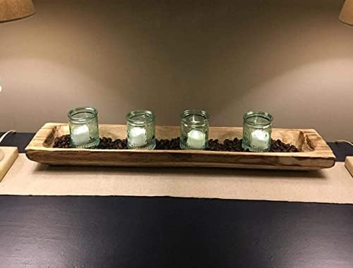 Kate Aspen Tea Light Holder - 24PCS - Vintage Glass Tealight Candle Holders, Perfect Wedding Favor, Bachelorette Favor or Bridal Shower Favor - Blue - Image 4