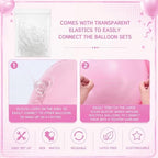 1 Set Reusable Inflatable Balloon Garland Arch Kit,Light Pink - Image 6