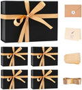 Black Birthday Gift Box with Magnetic Lid for Presents, 9.5"x7"x3.5" by Lifelum