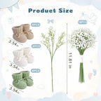 6 Set Neutral Gender Reveal Baby Shower Table Centerpieces Decor - Image 3