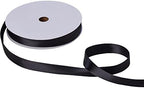 Jillson Roberts Bulk 1-Inch Double Faced Satin Ribbon Available in 20 Colors, Black, 100 Yard Spool (BFR1021) by JillsonRoberts