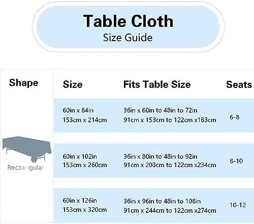 FINDYOU 10 Pack White Table Cloth Rectangle Table 60 x 102 Inch Tablecloths for 6 Foot Rectangle Tables. Stain and Winkle Resistant Polyester Washable White TableCloths for Parties Wedding Dining - Image 2