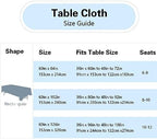 FINDYOU 6 Pack Black Table Cloth Rectangle Table 60 x 126 Inch Tablecloths for 6 Foot Rectangle Tables. Stain and Winkle Resistant Polyester Washable Table Cloths for Parties Wedding Dining - Image 2