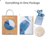 Miaoberry Ocean Baby Milestone Blanket – Monthly Baby Milestone Photo Prop for Boy, Under The Sea Growth Tracker Blanket with Hello World Sign and Registry Must-Have - Image 3