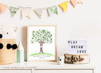 Neutral Baby Shower Fingerprint Tree Set Guestbook Alternative, 8.5x11" - Image 7