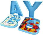 Baby Letter Fillable for Baby Shower Party Sweet Charcuterie Board Food Cardboard Paper Mache Cutout Serving Tray (Blue) - Image 6