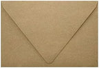 LUXPaper A4 Contour Flap Invitation Envelopes | 4 1/4" x 6 1/4" | Grocery Bag Brown | 70lb. Text | 100% Recycled | 250 Qty by Envelopes.com