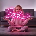 Custom Neon Signs,Personalized LED Neon Light for Home Decor Wedding Birthday Game Room Bar Logo Wall Decor by UOPUDSIR