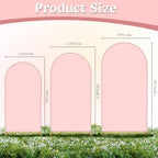 Arch Covers Set of 3(7.2FT+6.6FT+6FT), Arch Backdrop Stand Cover - Image 2